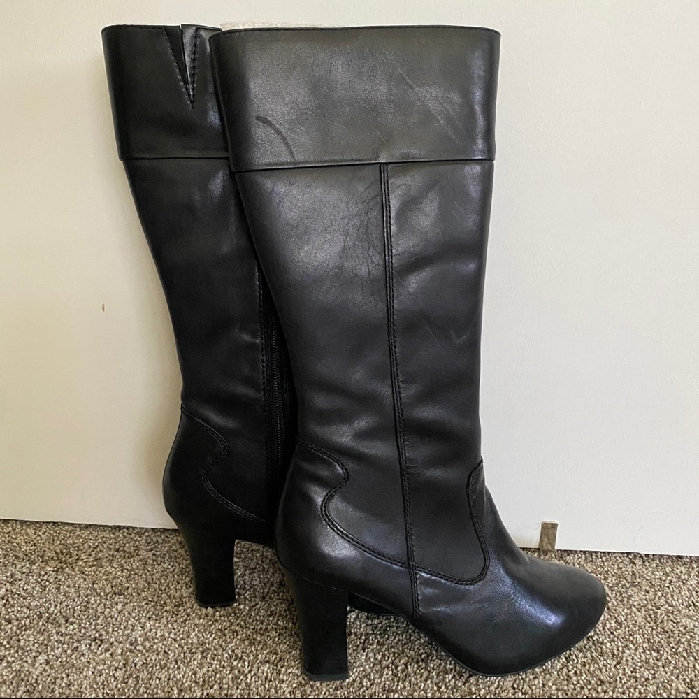 Black Leather Boots